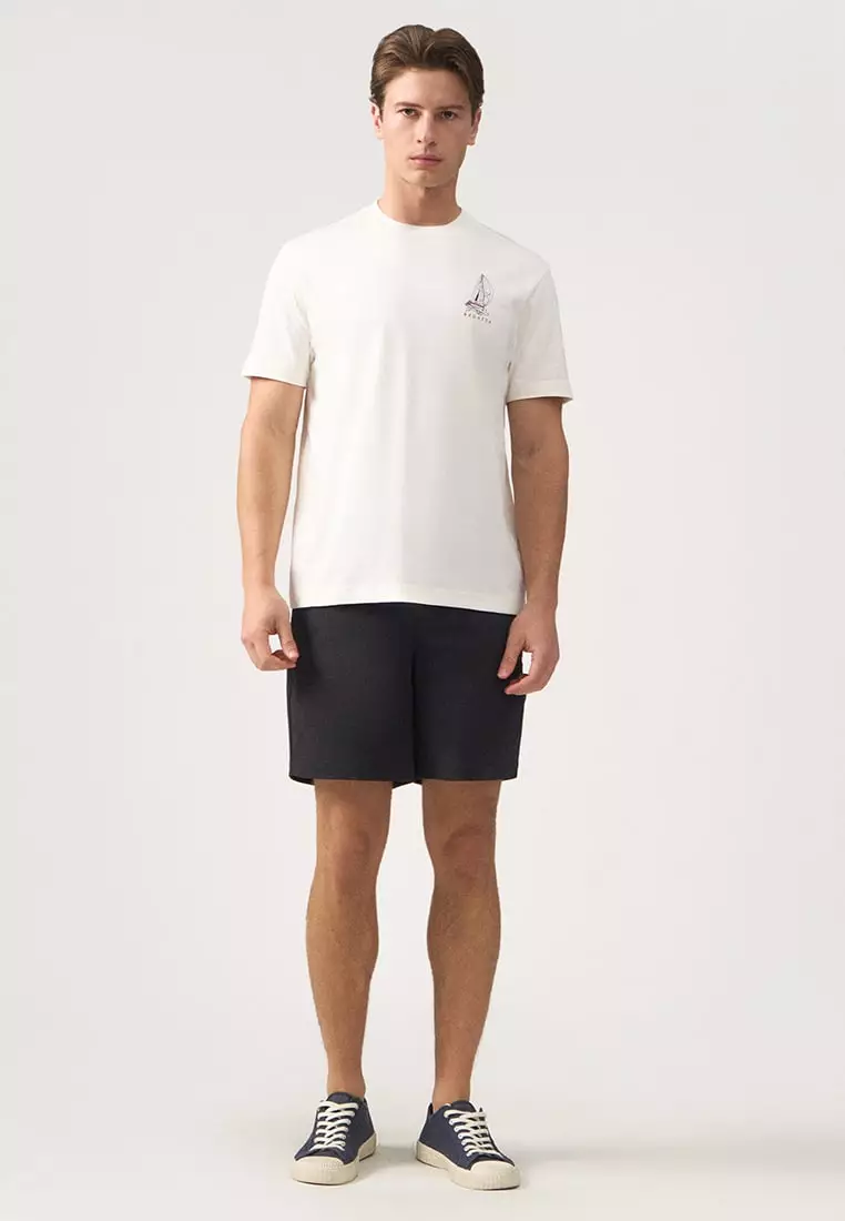 Regular Fit Sailing Graphic T-Shirt