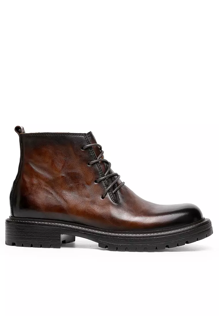 Discount on Twenty Eight Shoes  shoes - SKU: Vintage Grain Leather Desert Boot Ds6319h-01-02