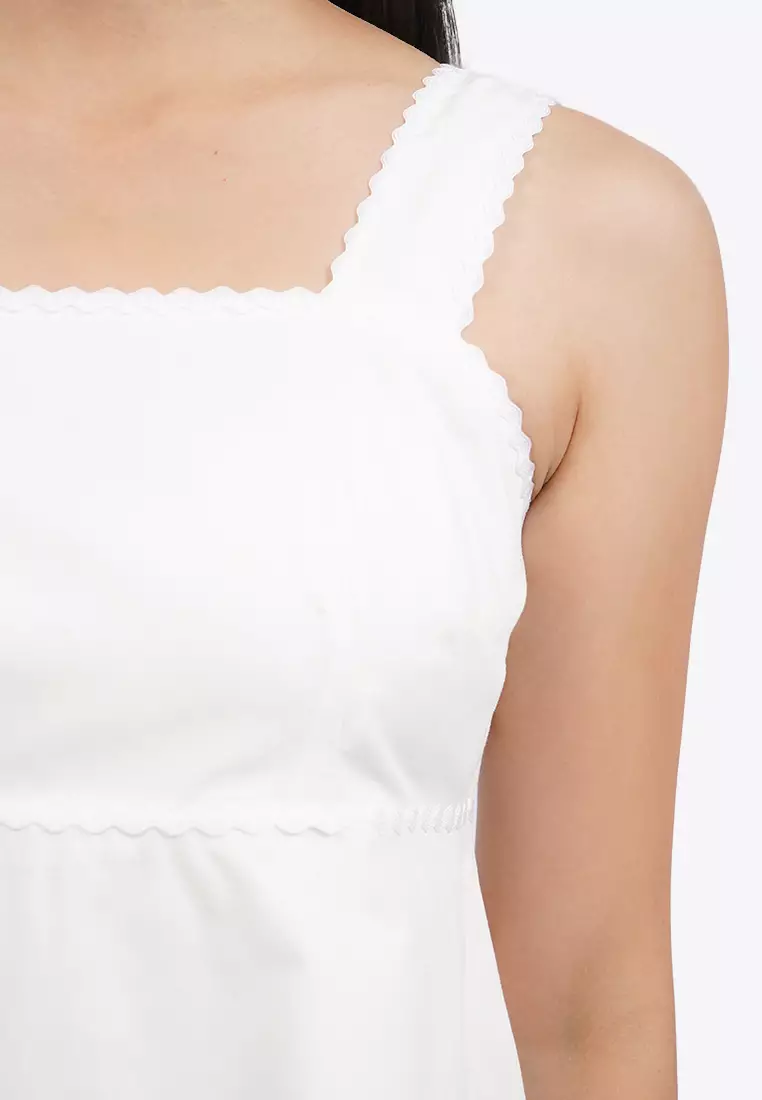 Ric Rac Details Strap Mini Dress