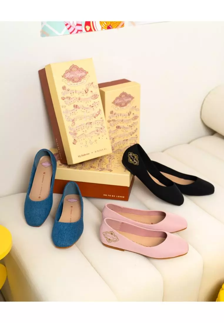 Oh, To Be Loved Comfy Ballerina In Black