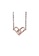 S&J Co. Hannah Creation Necklace Pendant Rose Gold Plated (18K) Gift For Her - Heart With Lock 2A6D1AC97CEF5AGS_1