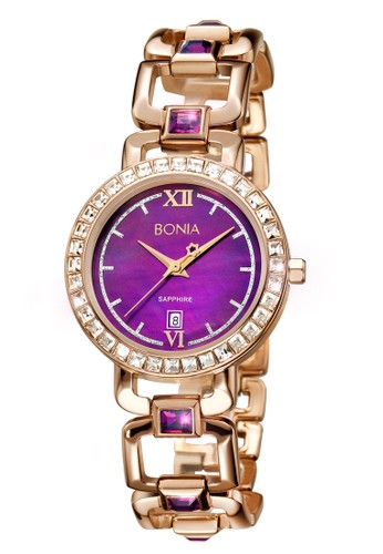 Harga Bonia B10102 2503s Jam Tangan Wanita Rosegold Purple
