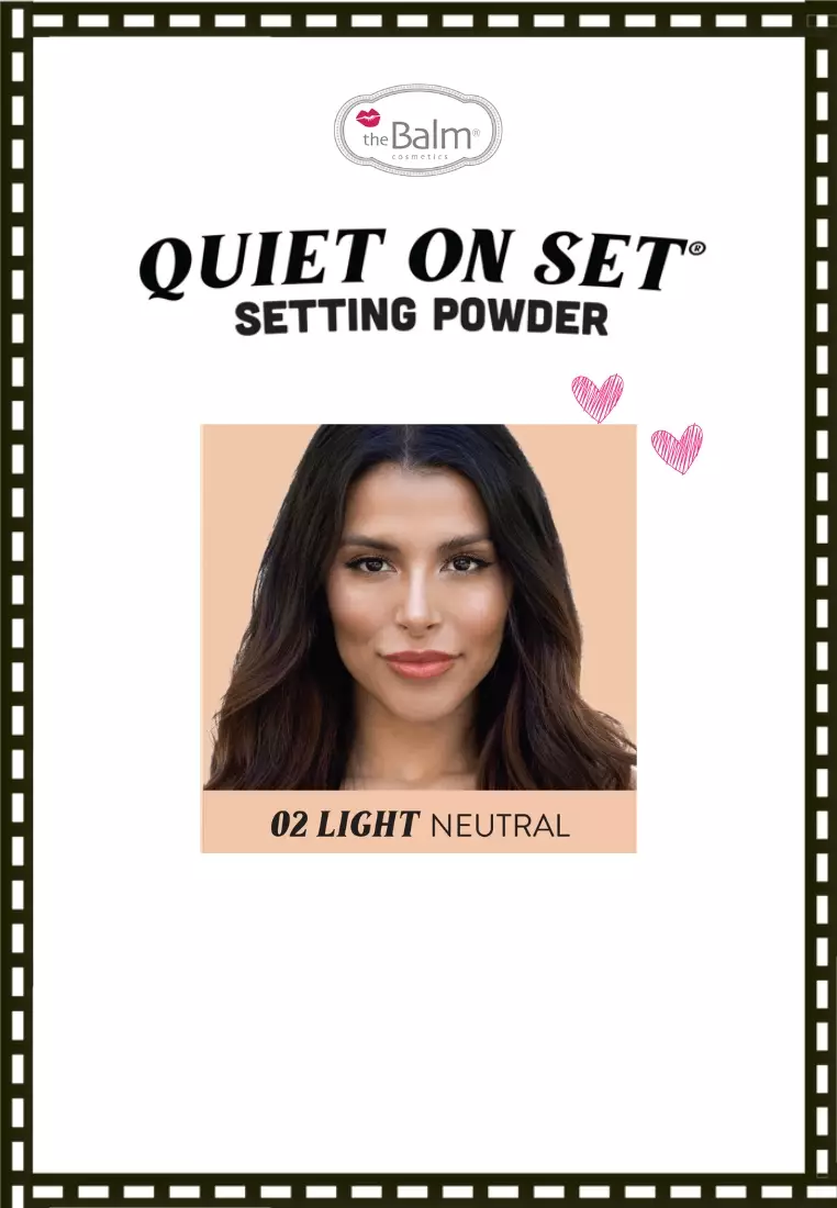 theBalm Quiet On Set Setting Powder - 02 Light Neutral