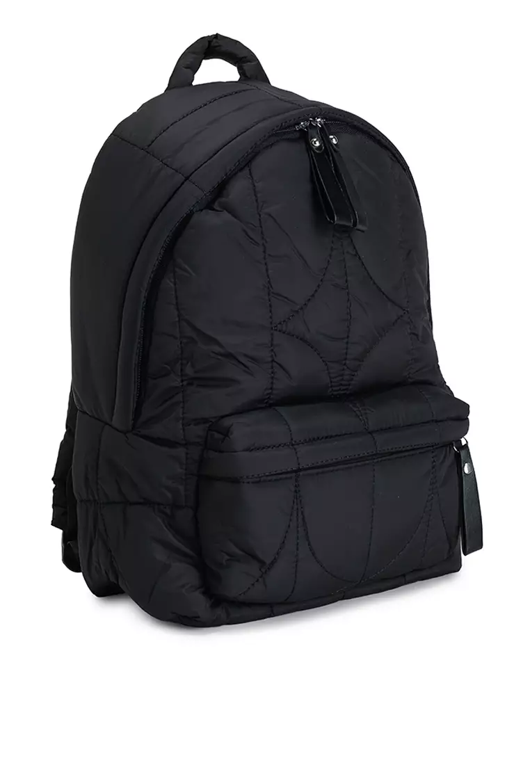 Quilted Nylon Backpack