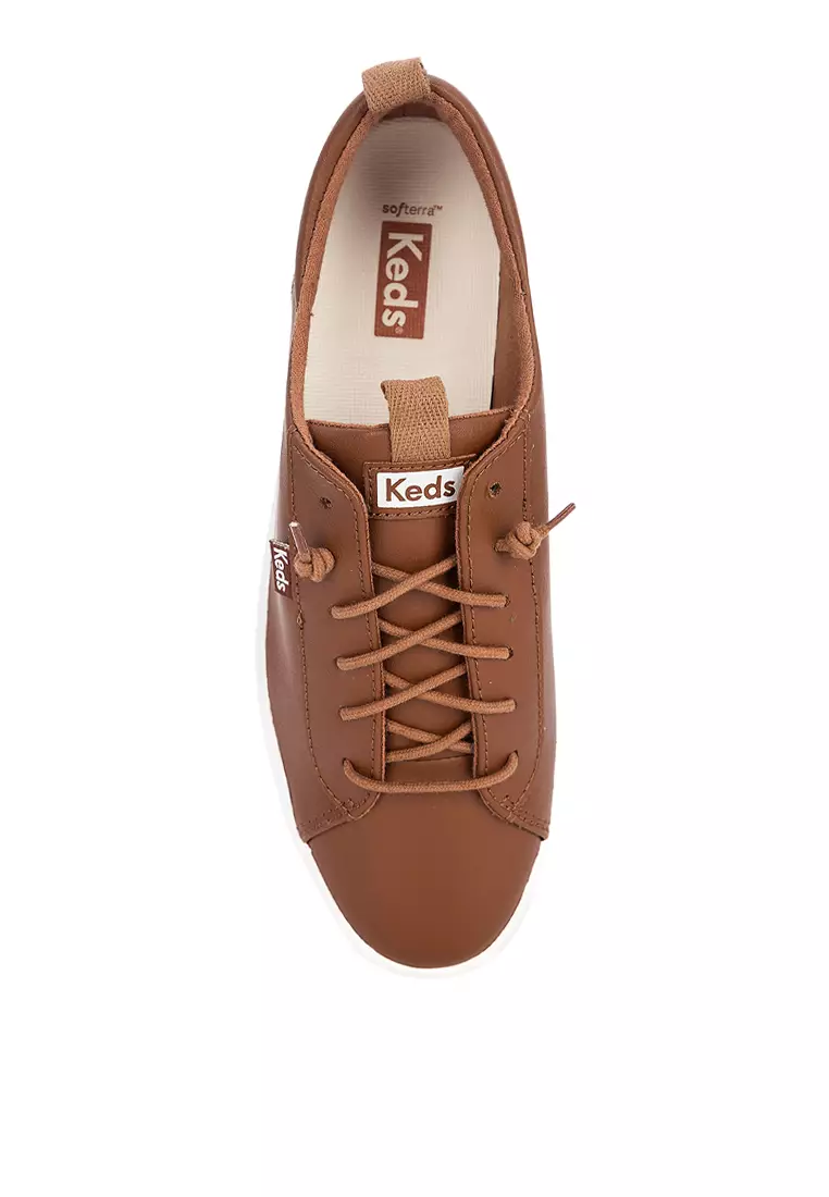 Tan leather cheap keds