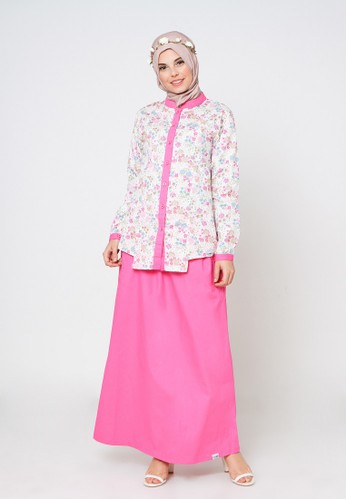 Clover Clothing Alyssa Pink Skirt Set