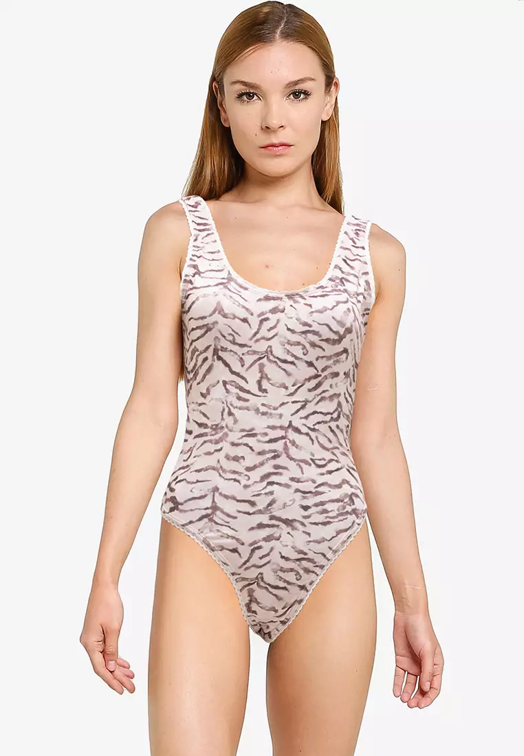 Scoop Back One Piece Cheeky Swimsuit