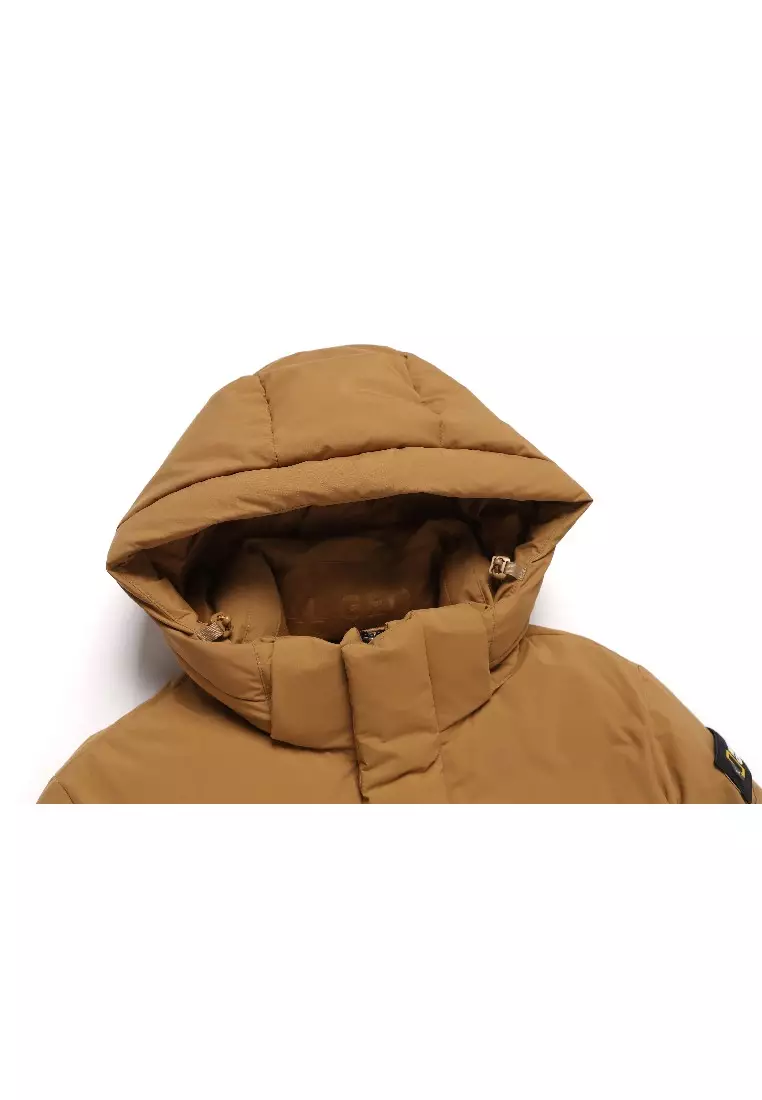 男女同款STELLER無格紋羽絨外套