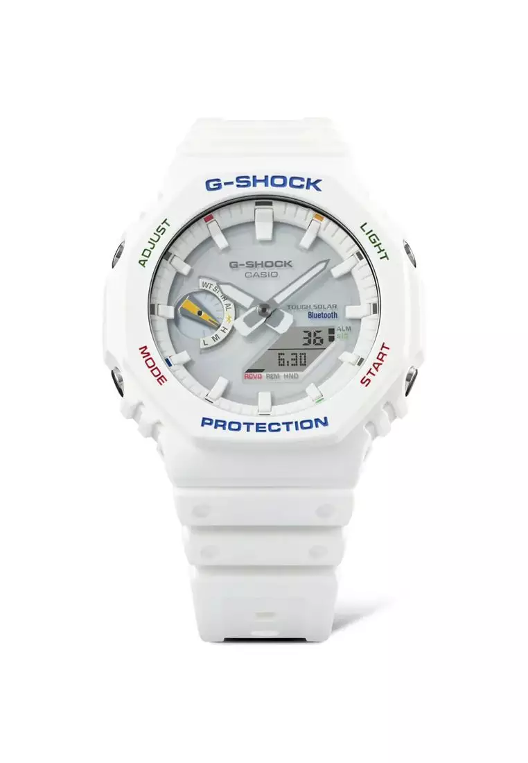 All white g sale shock watch