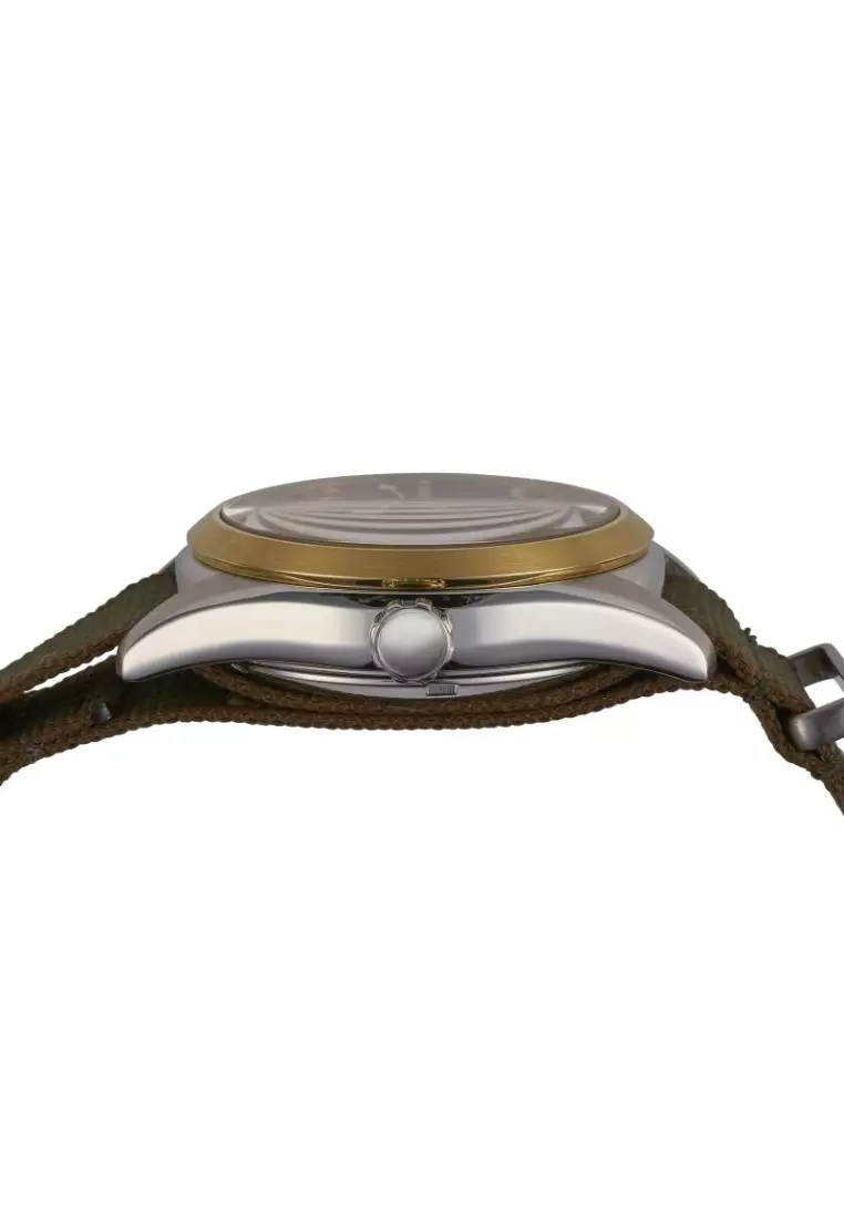 Seiko Prospex Alpinist Series Khaki Green Nylon Strap Automatic Watch SPB212J1