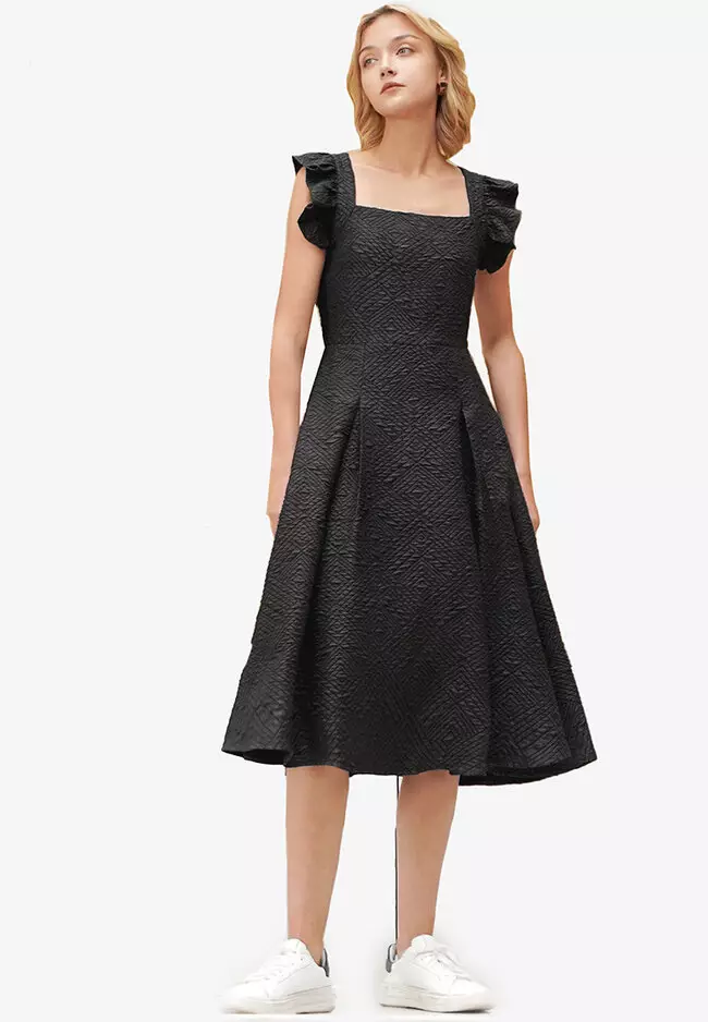 saturday dress formal Plus Juliet Formal Sequin Scroll Dress main image 1