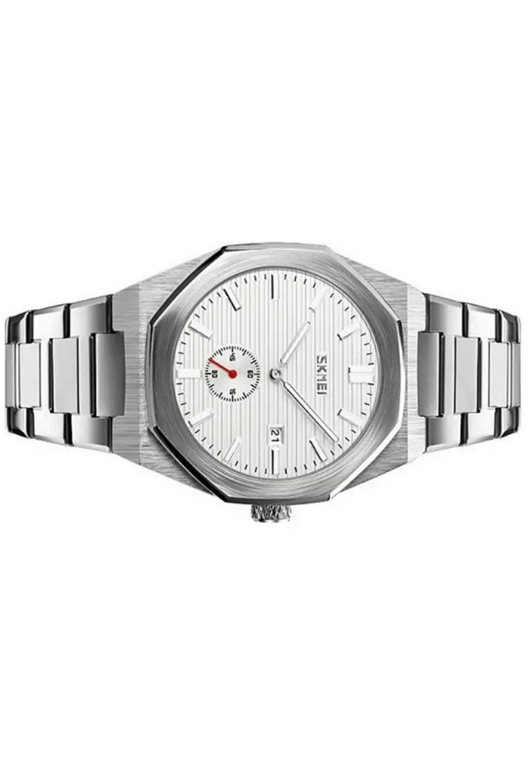 Jam Tangan Analog Pria Waterproof Strap Tali Material Stainless Steel GN44 ORIGINAL