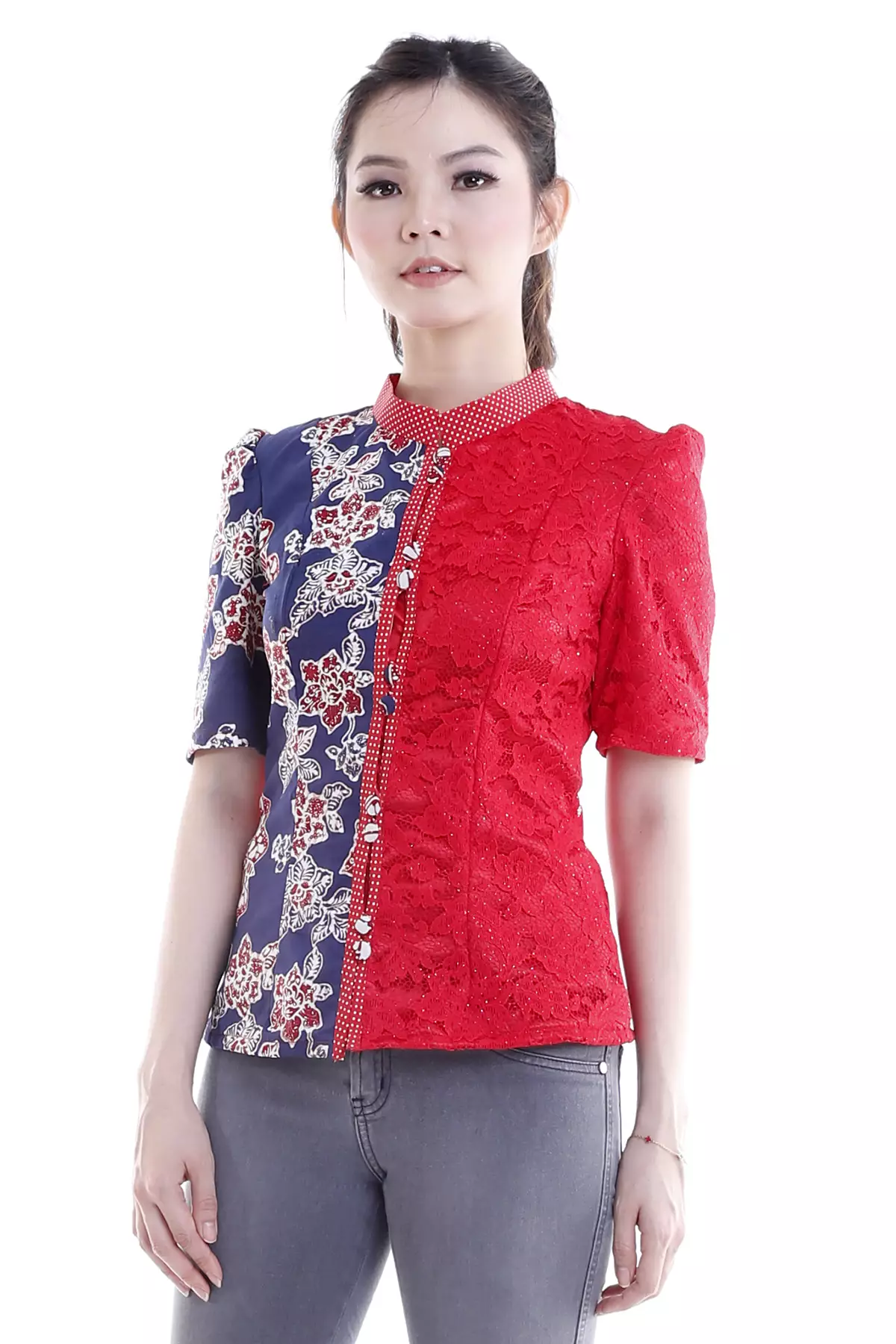 Bimala Kupu Ayu Blouse Batik