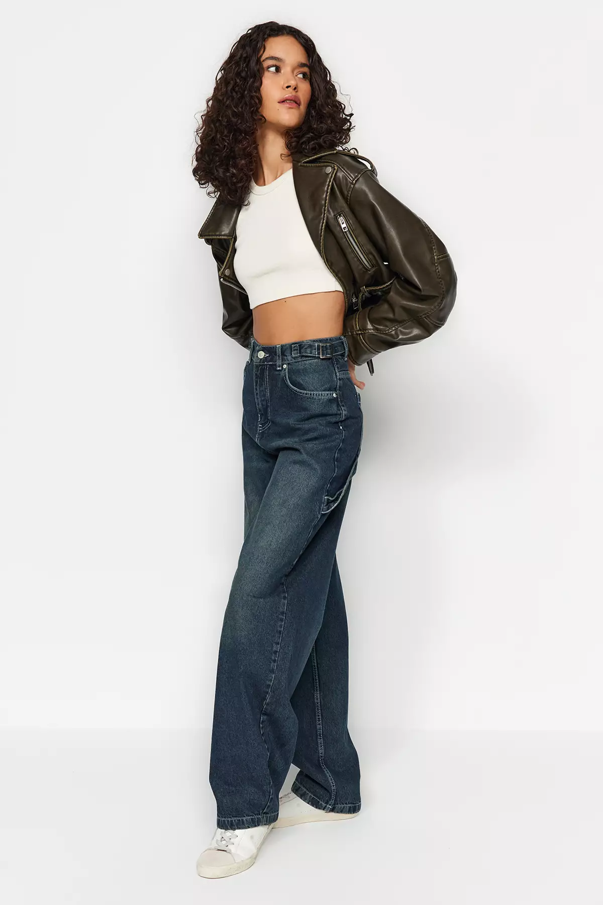 High Waist Loose Jeans