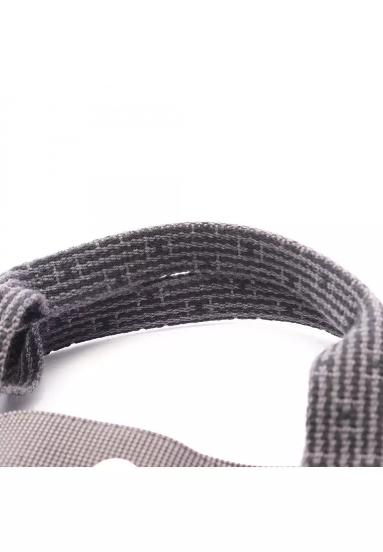 Pre-Loved Hermès Yale Line MM Handbag tote bag nylon canvas Dark gray silver hardware