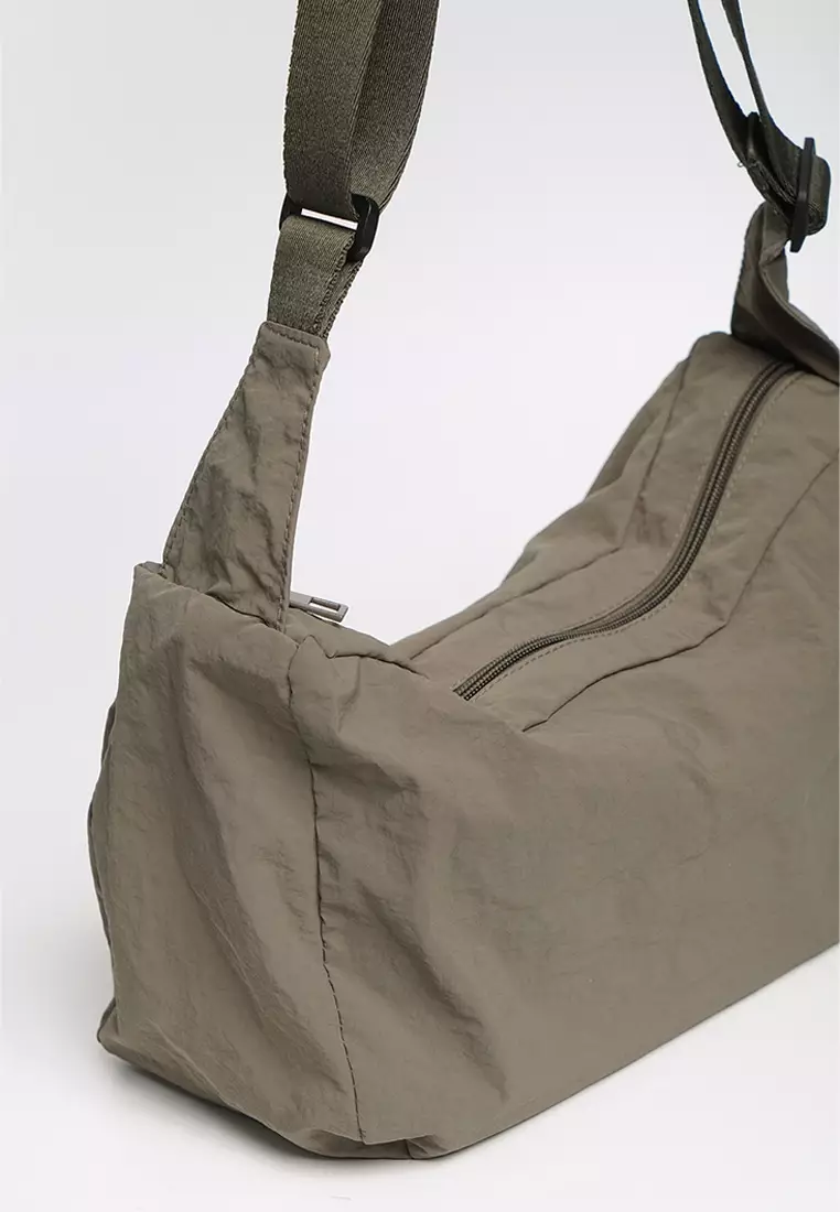 Buy Crumpled Nylon Messenger Bag 2024 Online ZALORA Philippines
