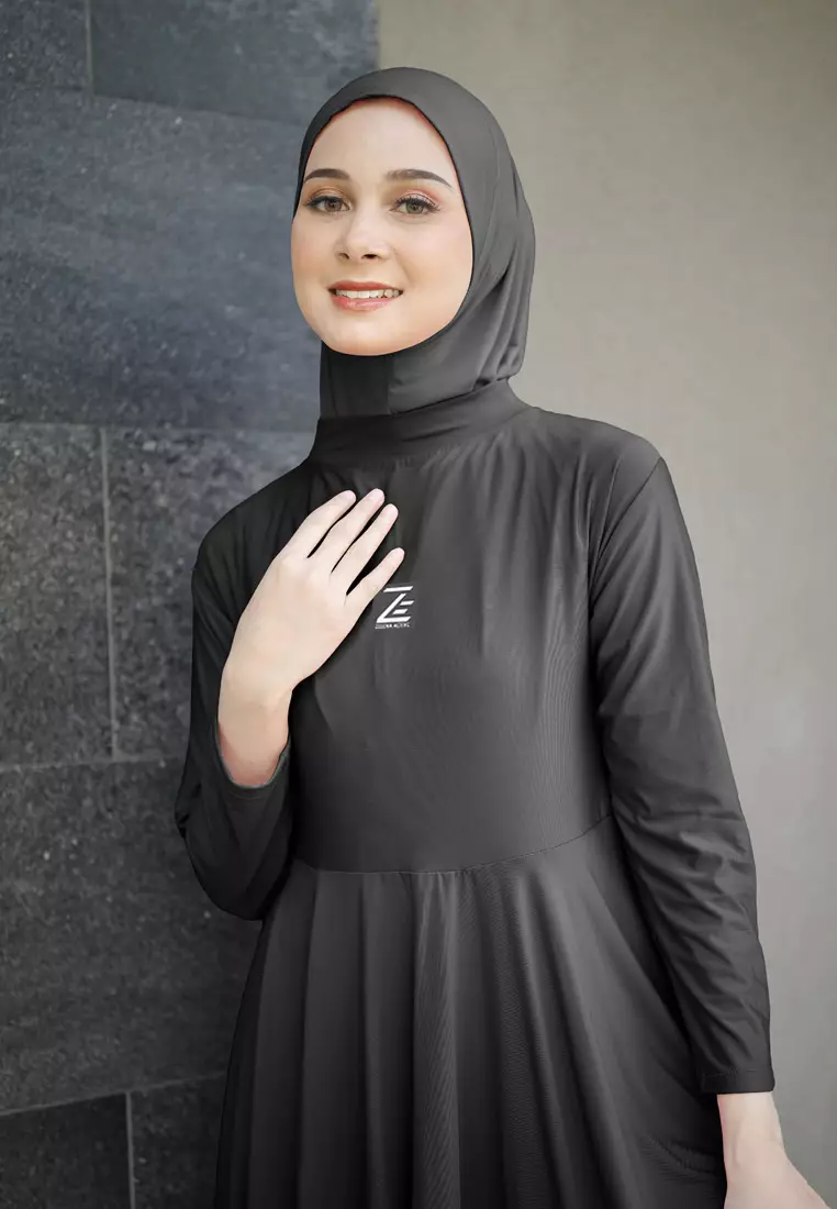 Zelena - Atasan Olahraga Wanita Ivy Longsleeve Tunic Reguler