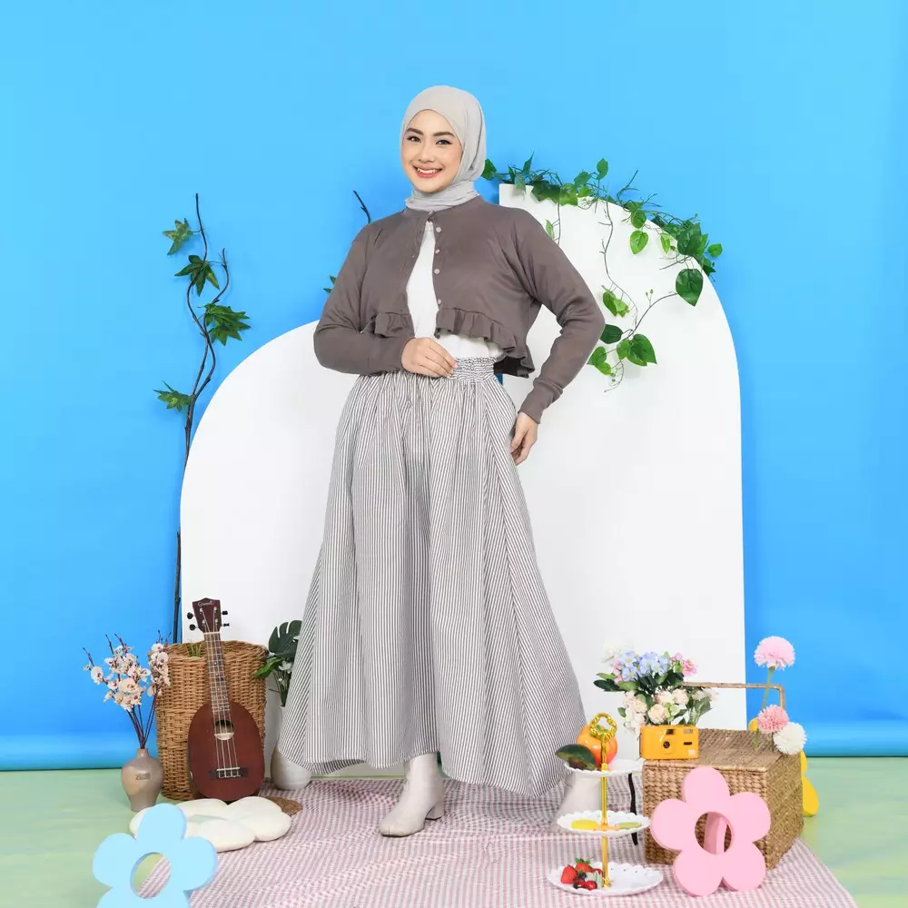 Casandra Rubber Skirt - Coffee M19776 R43S3