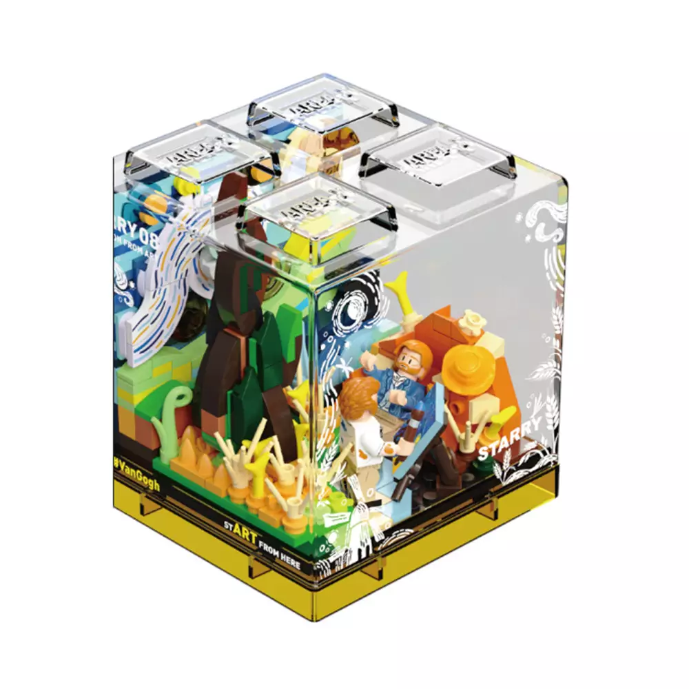 SEMBO BLOCK XBOX GREAT ARTIST STARRY SKY WHEAT