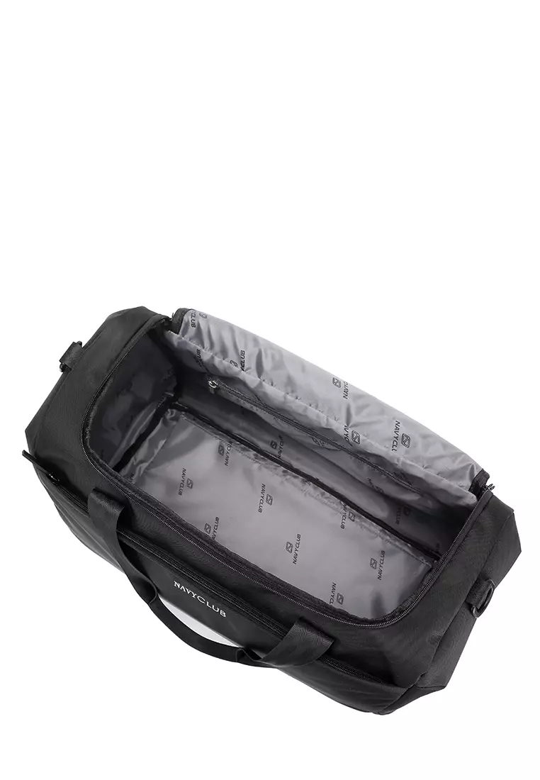 Navy Club Travel Bag HGJ - Duffle Bag Tas Pria Wanita - Tas Pakaian Multi Fungsi (Tas Jinjing dan Tas Selempang)