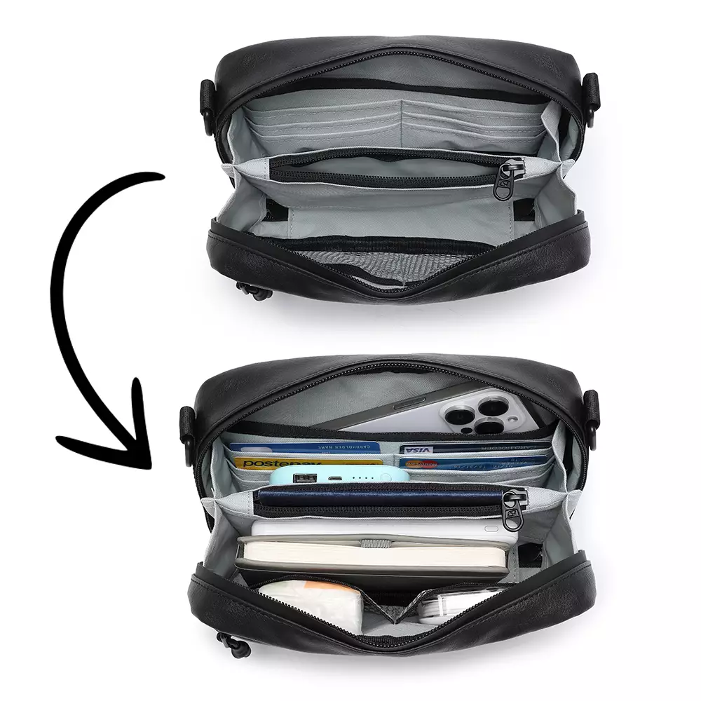 Navy Club Clutch Bag Pria Giori - Handbag - Pouch Tas Selempang - Tas Tangan Pria