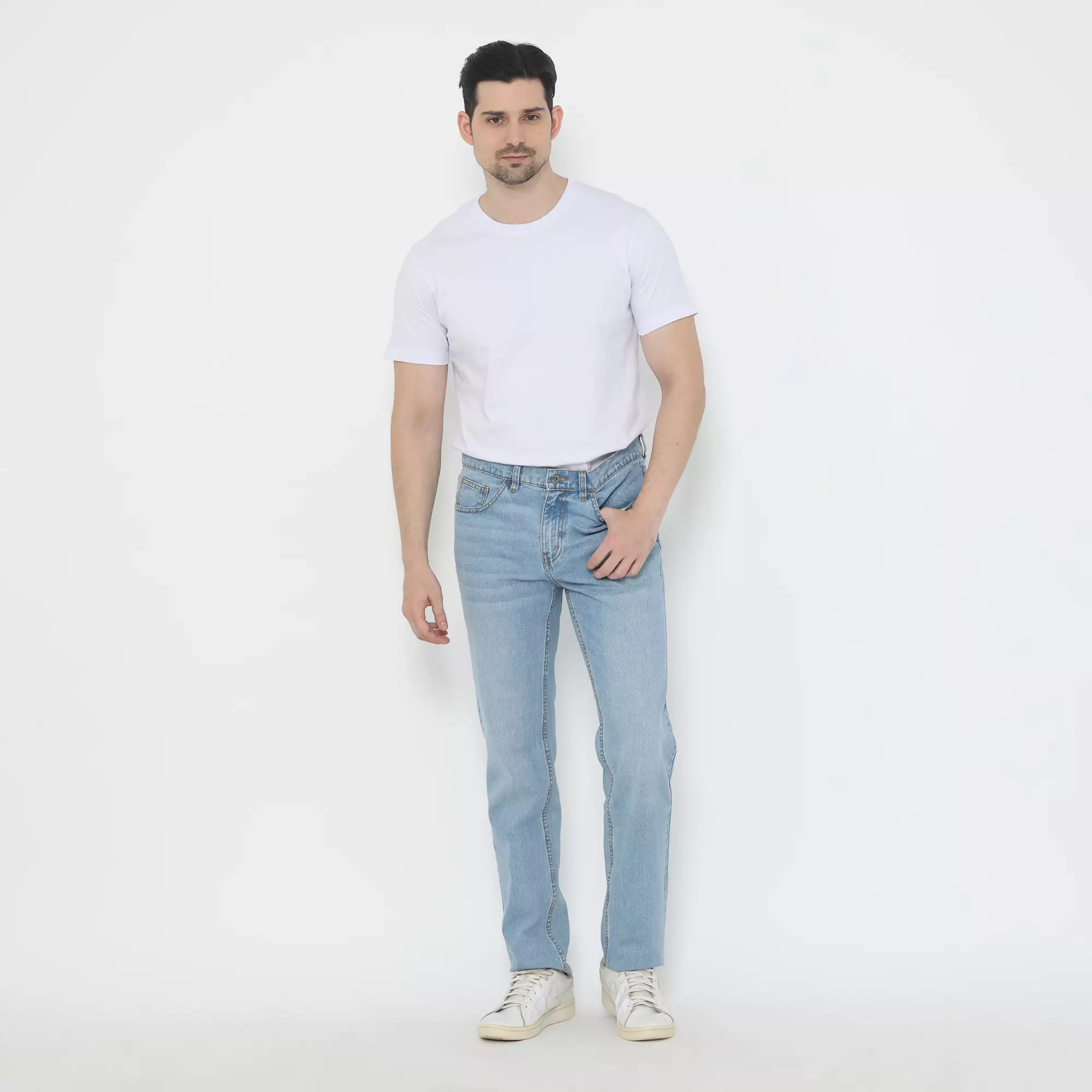 Platini Celana Panjang Jeans Pria Denim Light Blue 566021