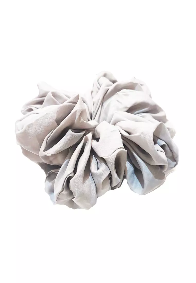 Hair Volumizer Scrunchie Grey