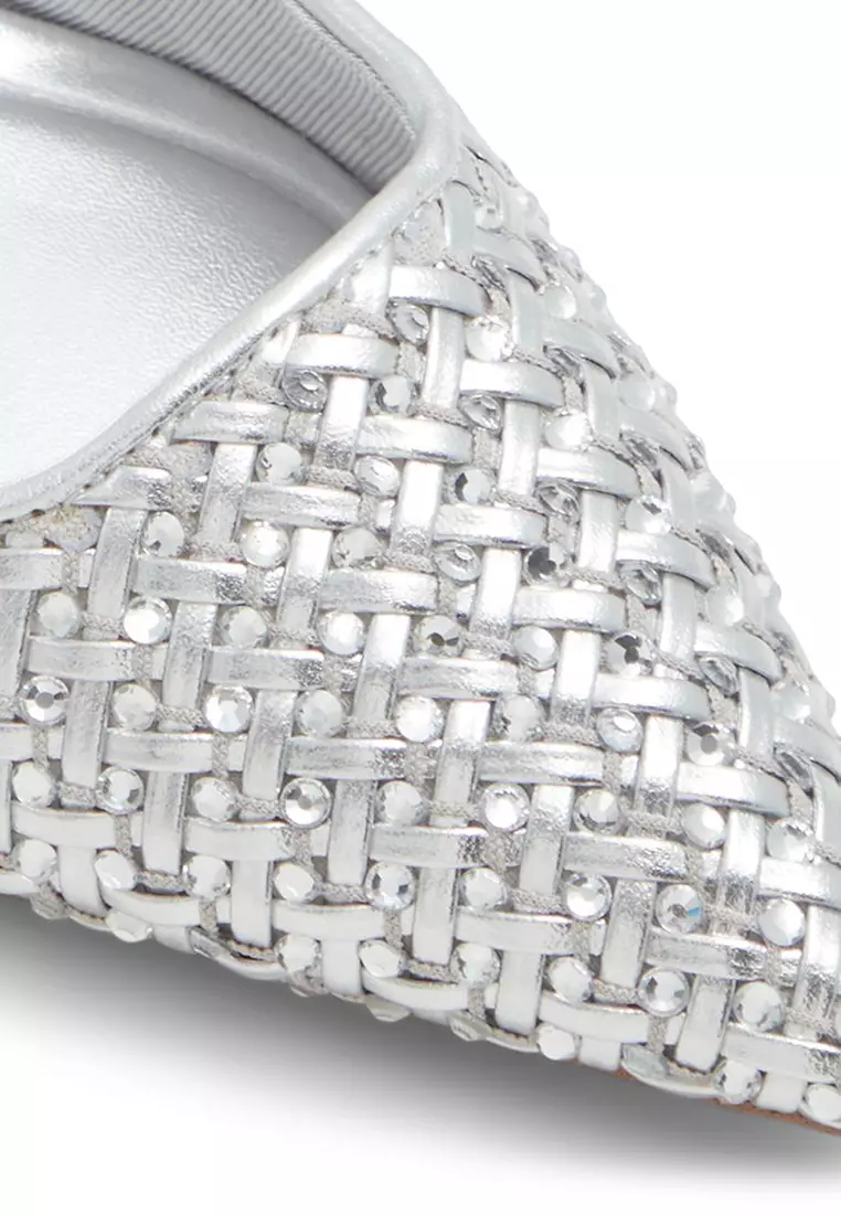 Eleonore Textured Slingback Heels