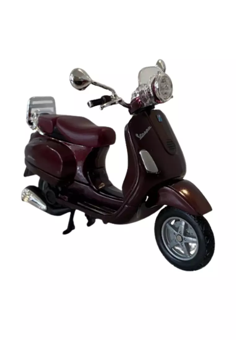Buy Kiddie Cave Vespa DieCast Motorcycle LXV Maroon Vehicle Toy
