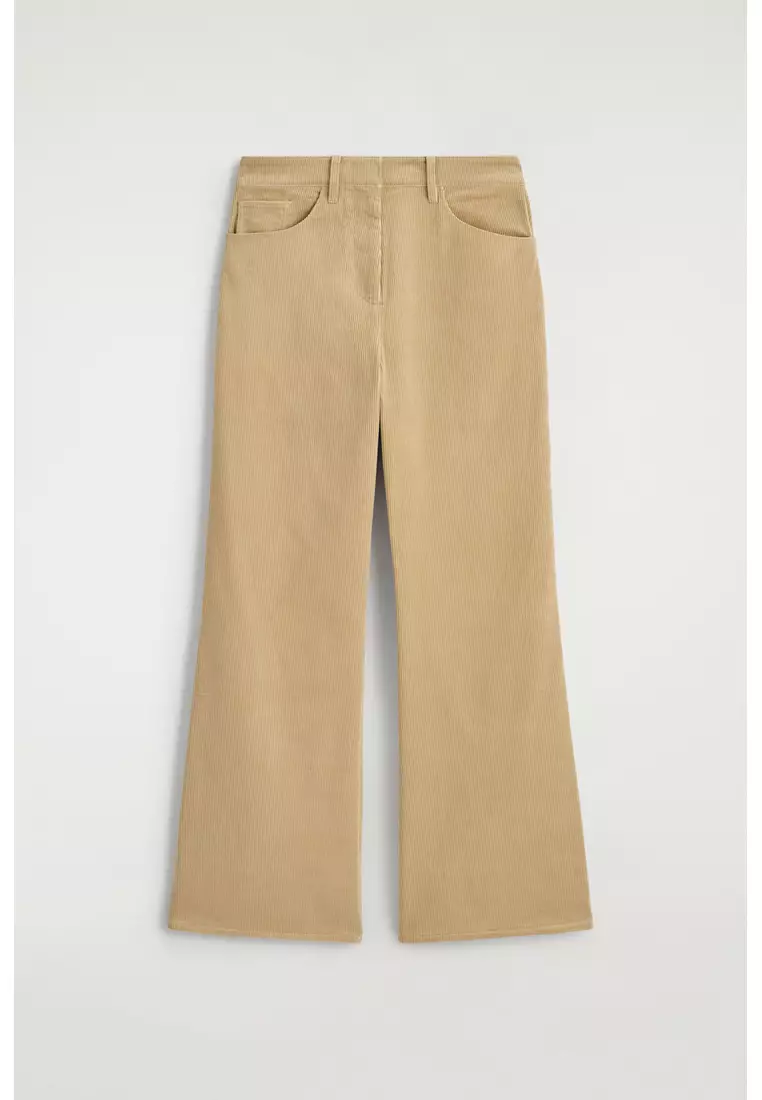 CORDUROY STRAIGHT-LEG TROUSERS