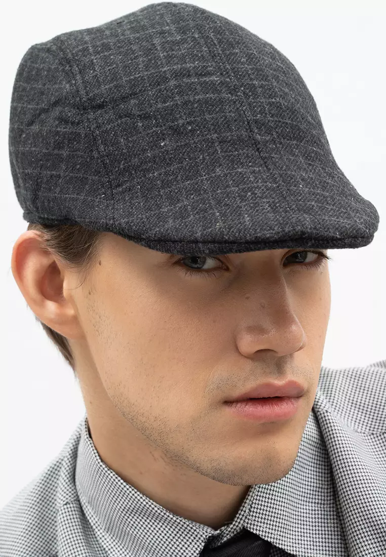 Topi Fedora Hat Painter Black List Square