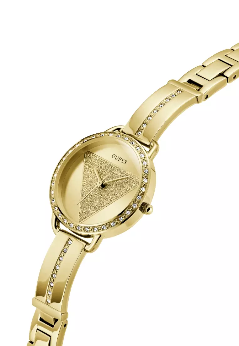 Guess Trend Gold Stainless Steel Analog Quartz Watch For Women GW0914L2