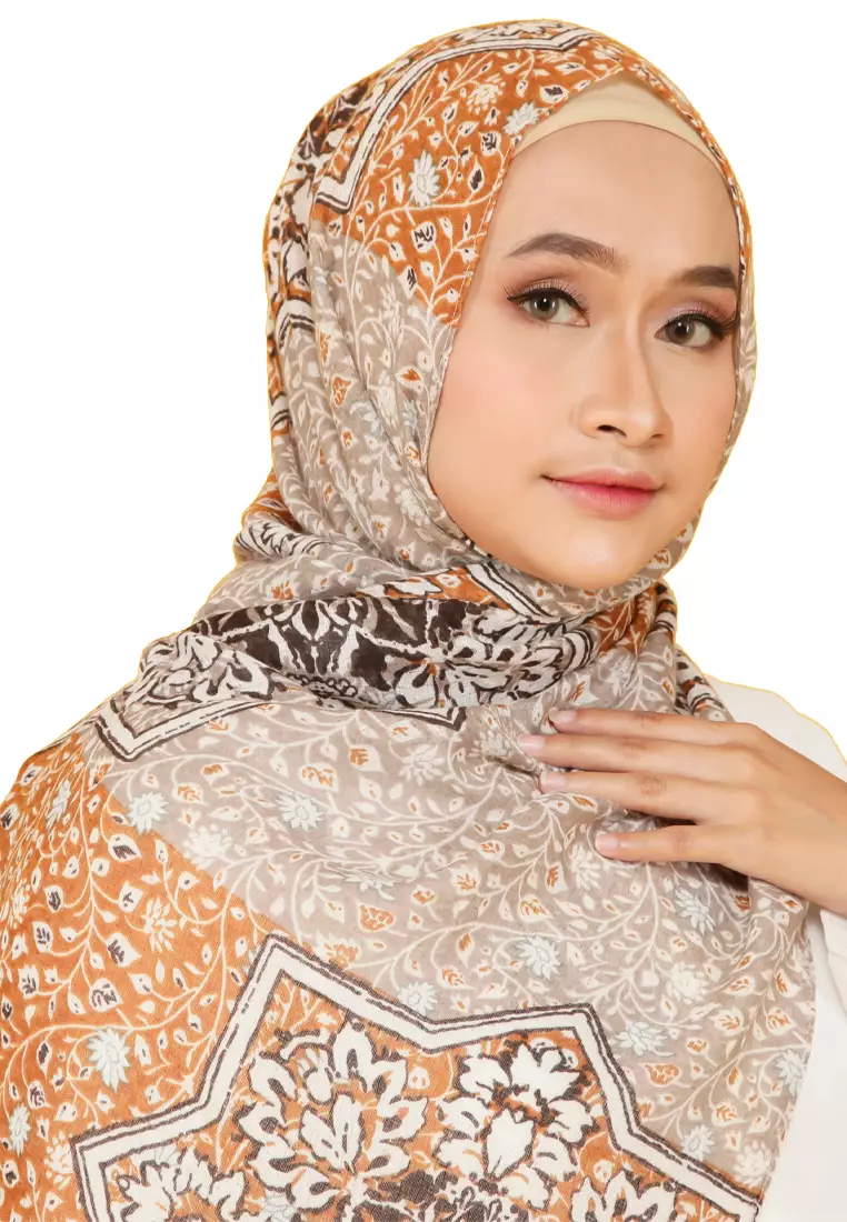 Mandala Viscose Pashmina Honey