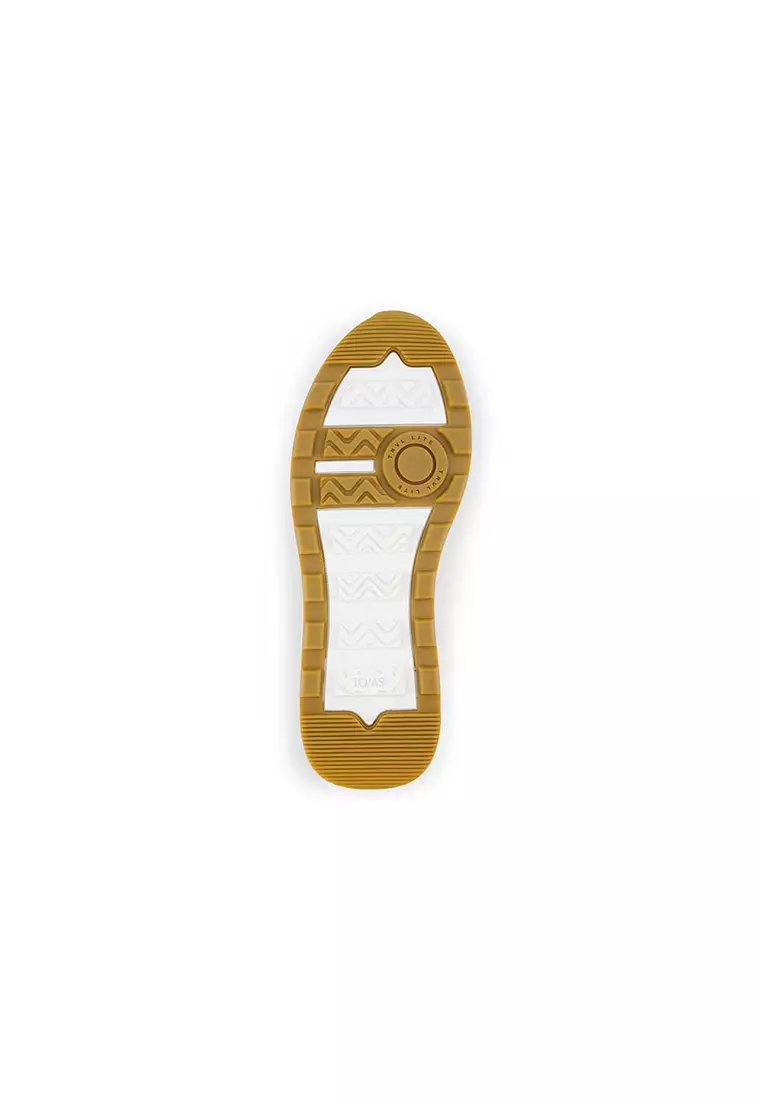 Women TRVL LITE Retro Runner Water Repellent Sneaker - Vintage Egret Twill