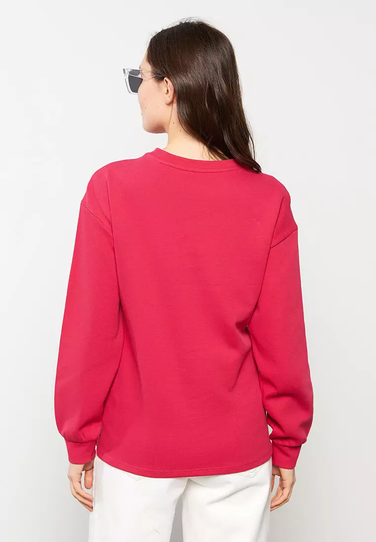 Cheap plain top crew neck sweatshirts