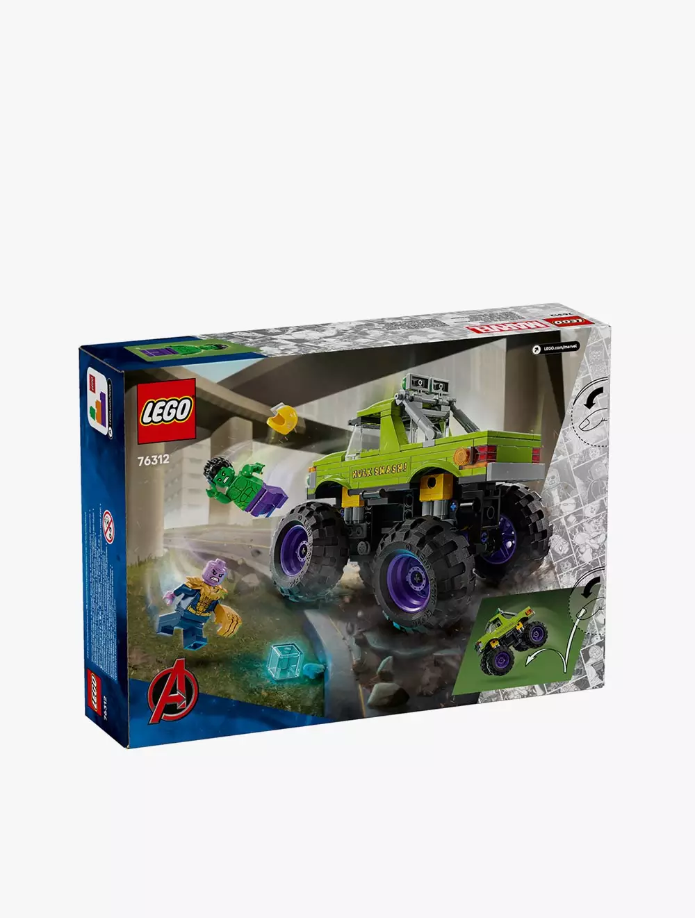 LEGO® Super Heroes Marvel The Hulk Truck vs. Thanos - 76312