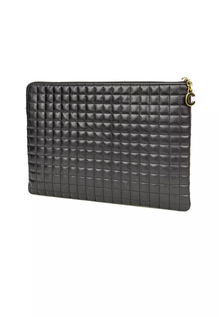 Celine quilted store pouch