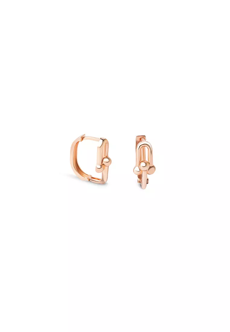 White gold and new arrivals rose gold earrings