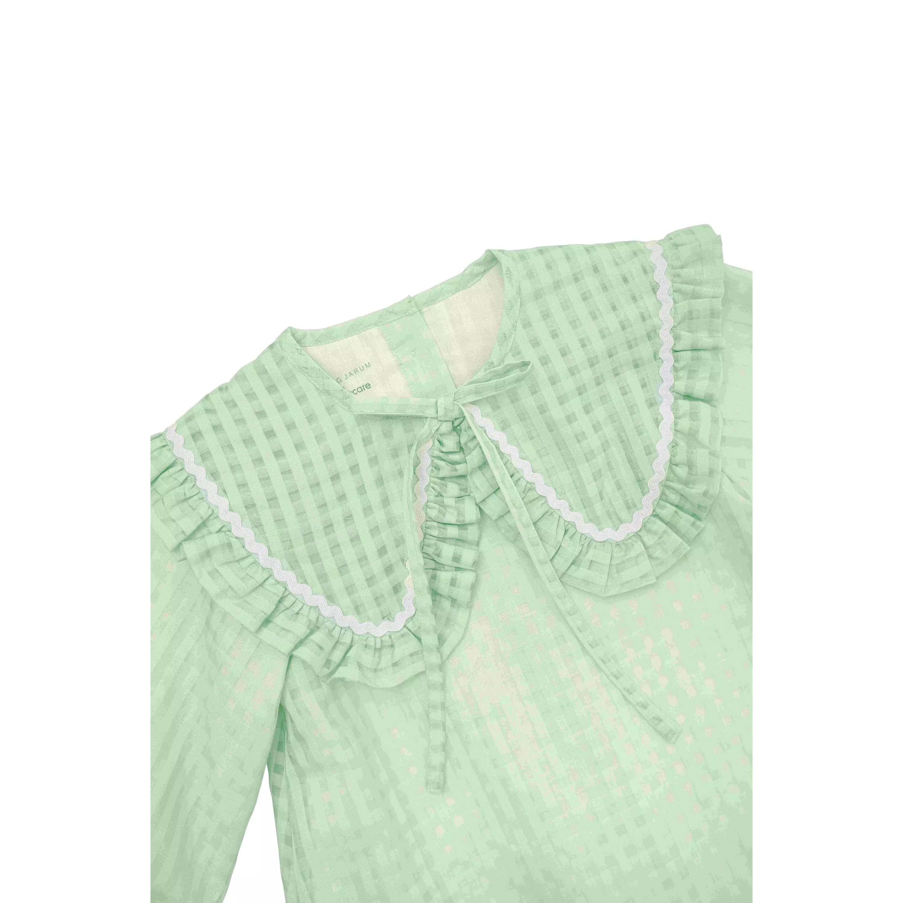 Mothercare x Benang Jarum Raya Collection Gingham Collar Dress - Dress Baju Lebaran Anak Perempuan