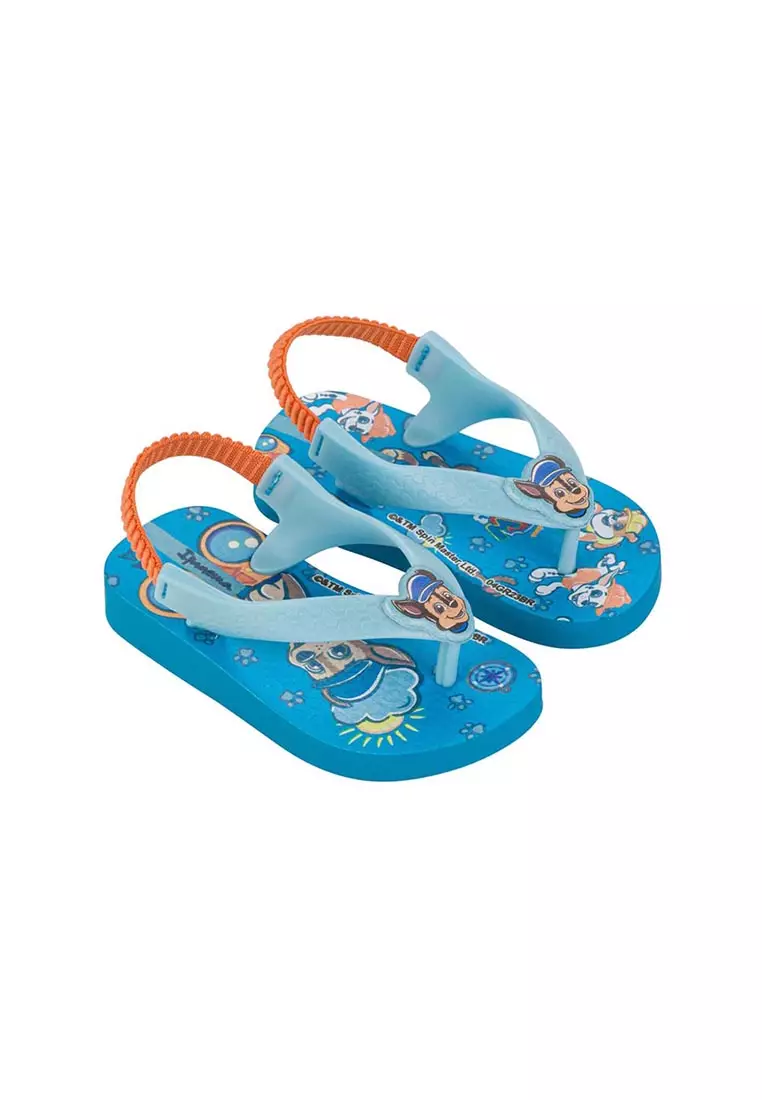 Ipanema Patrulha Canina BB Babies Sandals - Blue/Orange
