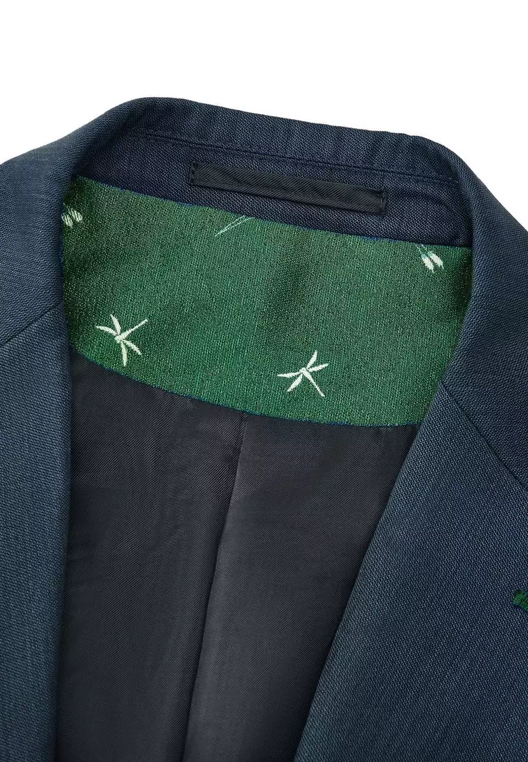 Super 160's Wool  BLAACK Suit Set