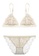 ZITIQUE white French Thin Lace Non-steel Beautiful Back Bra Set-White E83EDUSD6D8F6AGS_1