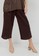 Julia Owers brown Celana Kulot Panjang Wanita AYUMI - Coklat CF749AA2CD72E1GS_1