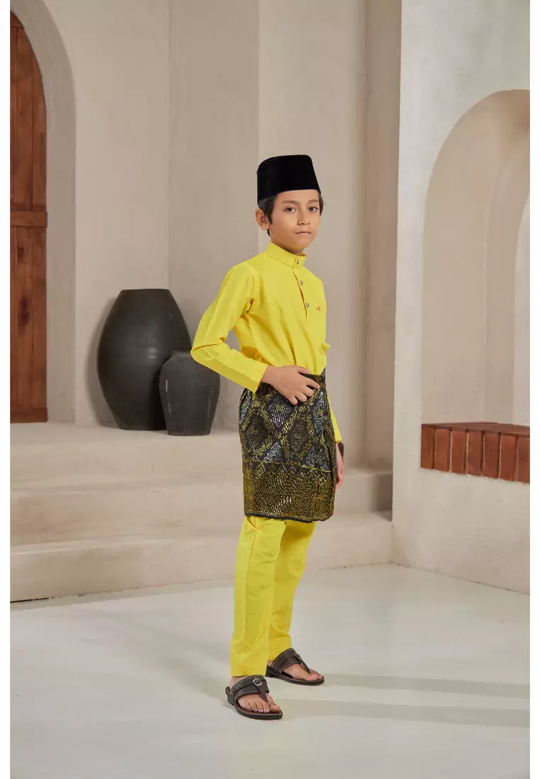 Baju Melayu Moden Cekak Musang for Kids