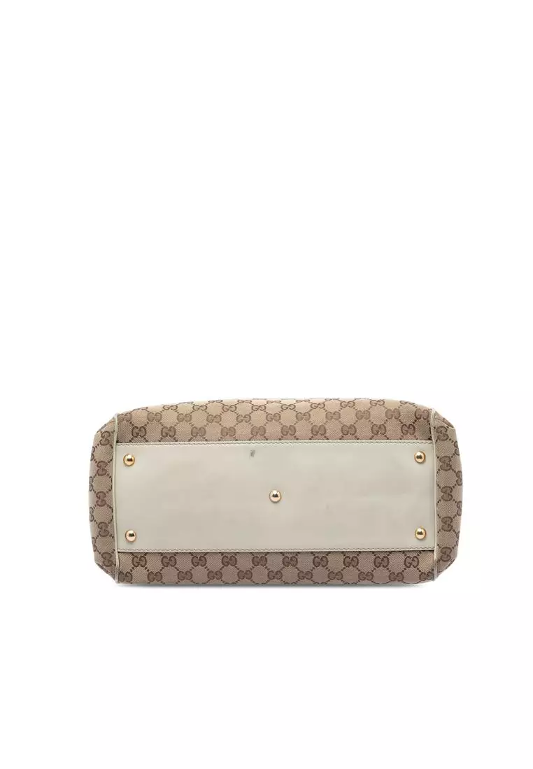 Pre-Loved Gucci Gg Canvas Scarlett Satchel