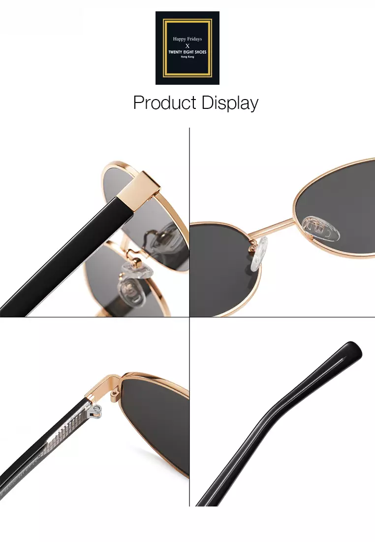 Nylon Lenses Stainless Steel Material Frame Women's Sunglasses JW TK-B8219