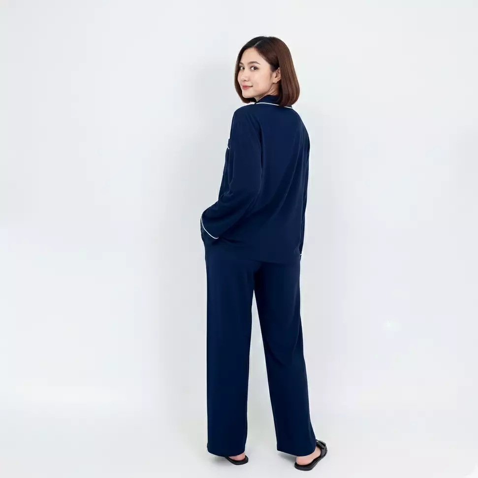 Setelan Baju Tidur Wanita - Premium Cotton Tencel Pyjamas Ellie