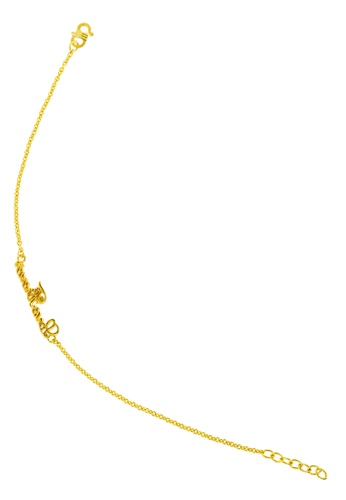 TOMEI TOMEI Love Forever Bracelet, Yellow Gold 916 6328BACDE15C5AGS_1