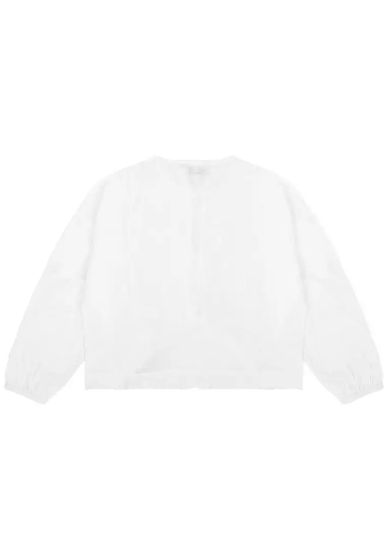 Greenlight Women's Shirt Long Sleeve Loose Fit Tie Knot Blouse Kumiko HP-C050225