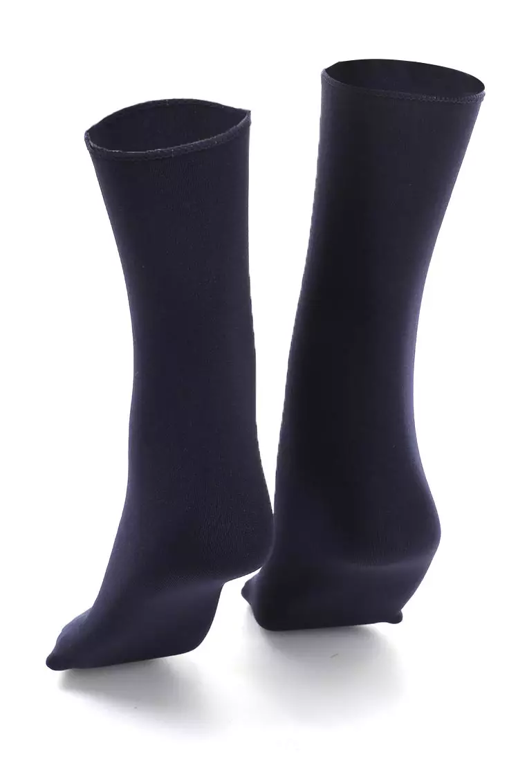 Seish Kaos Kaki Pria Wanita Snow Socks Casual Footwear Material Wool ORIGINAL - Navy